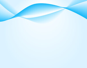 波　ウェーブ背景　上部　青