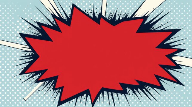 comic book style background template - Powered by Adobe