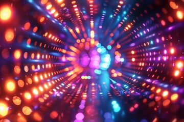 abstract blue light pipe speed zoom on black background technology, hundreds of steams of digital information coming