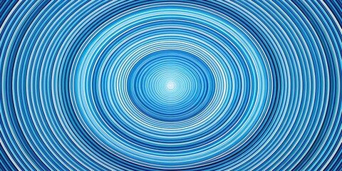 Concentric circles created by small blue lines, pattern, blue, lines, circles, concentric, abstract, design, geometric