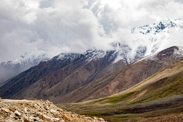 Beautiful Fresh Snow coved Mountain