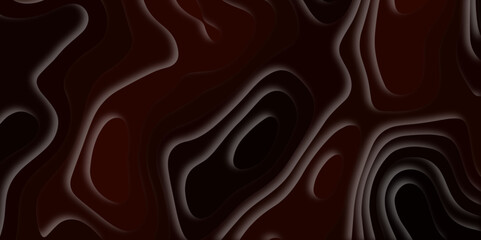 Luxury paper cut with 3D abstract banner background and waves layers topographic canyon map light relief texture background, look like colorful liquify fluid vector seamless pattern with texture.