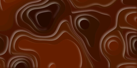 Luxury paper cut with 3D abstract banner background and waves layers topographic canyon map light relief texture background, look like colorful liquify fluid vector seamless pattern with texture.