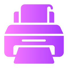 printer Gradient icon