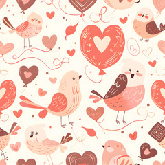 Valentine's Day cartoon cards