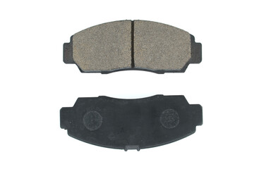 Brake pads isolated on white background