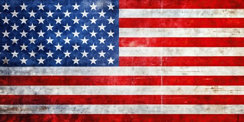 Fototapeta premium American style background with elements of USA flag , patriotism, country