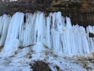 icicles on the roof