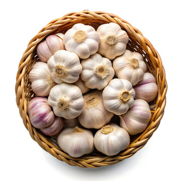basket of garlic