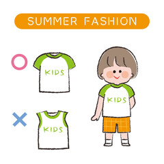 夏のOKファッションとNGファッション