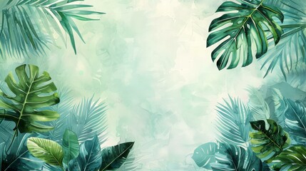 Verdant Canopy of Tropical Paradise