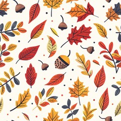Obraz premium Autumn Rhapsody: A Tapestry of Foliage