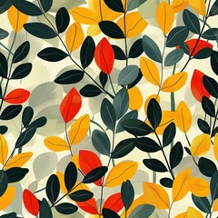 Fototapeta premium seamless floral pattern