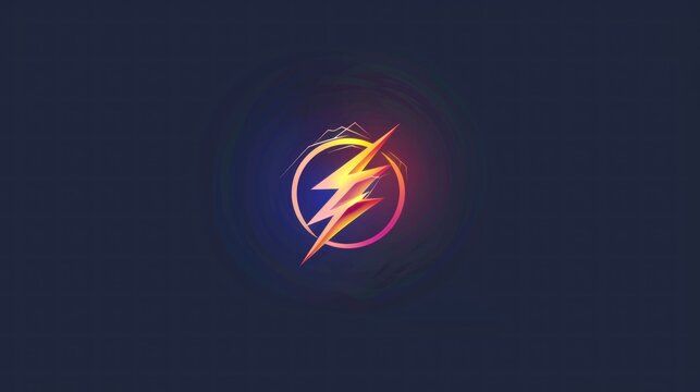 The Flash Logo in a Circle