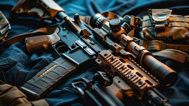 Modern Semi Automatic Rifle