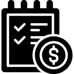 shopping note icon