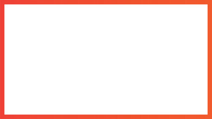 Obraz premium Orange colors Frame 16:9 Ratio Size Transparent Rectangle Frame