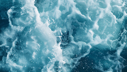 Obraz premium ocean wave spray foam texture photo