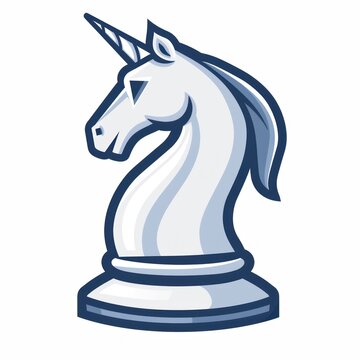 recommend clip art: White Knight Unicorn Chess Piece