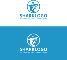 Shark Logo Design Template creative and modern