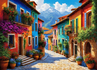 Fototapeta premium street in the old town