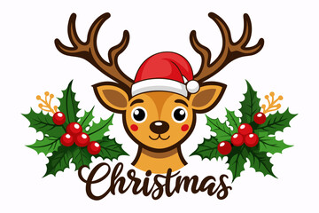 Merry Christmas vector illustration