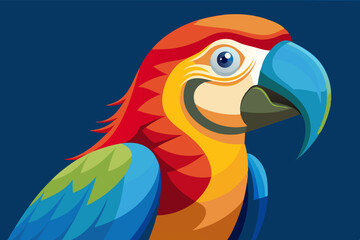 parrot vector illustration 