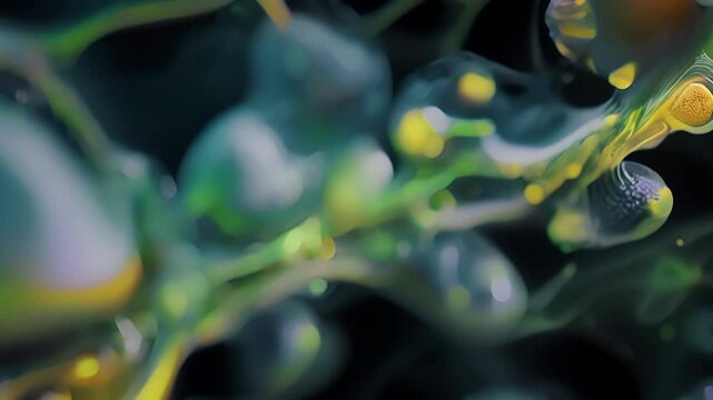 A microscopic look at the precise arrangement of apical meristem cells within the stem forming a pattern of individual growth nodes.