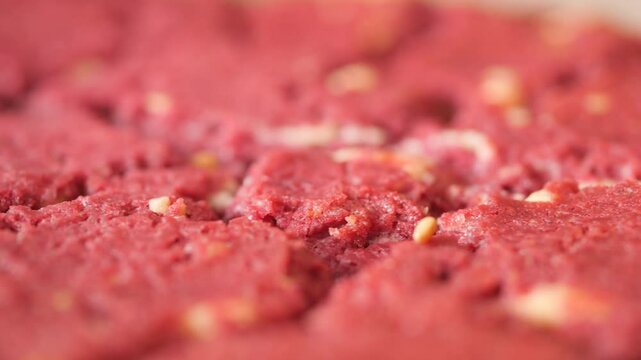 closeup of creaking red velvet cookies