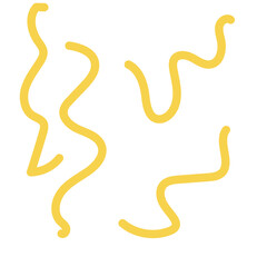 Brown neutral squiggly lines vectors