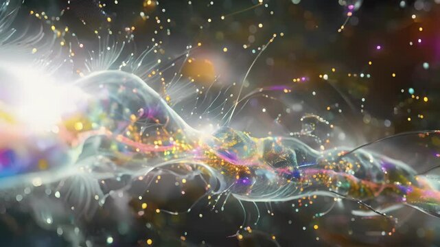 A visualization of the recruitment of new postsynaptic receptors a crucial process in increasing synapse strength during learning.