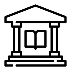 library line icon