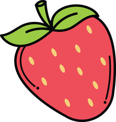 Strawberry Fruit Illustration