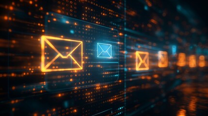 Digital Communication with Email Symbols