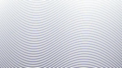Blue dynamic curve line abstract background vector image for backdrop or presentation
