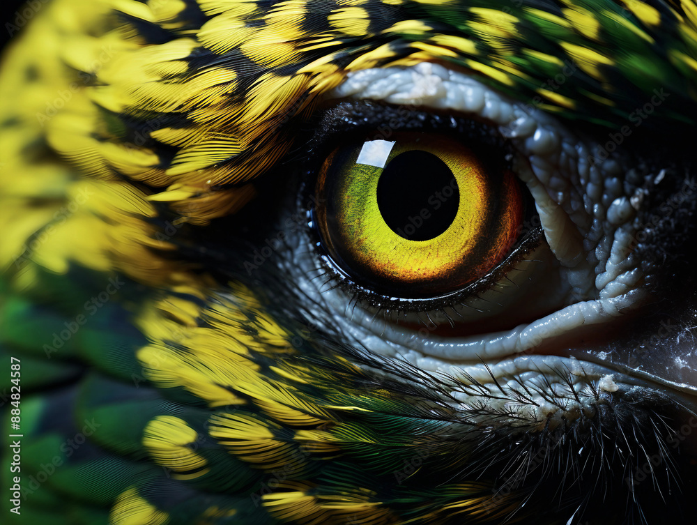 Poster the eye of an owl