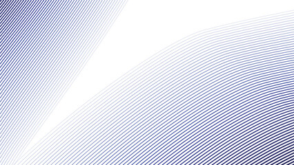 Blue dynamic curve line abstract background vector image for backdrop or presentation