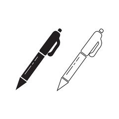 Pen, write icon. vector illustration