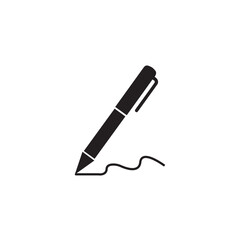 Pen, write icon. vector illustration