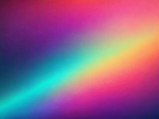 Obraz premium geometric pattern, abstract rainbow neon gradient with waves and lines AI generated 
