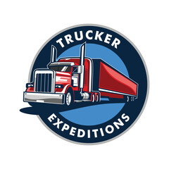 truck vector truck logo design illustration of a truck