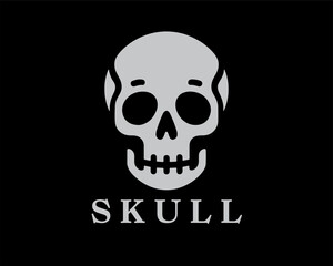 Skull Logo Design Vector Template. Skull Head Vector
