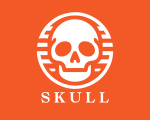 Skull Logo Design Vector Template. Skull Head Vector
