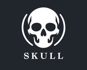 Skull Logo Design Vector Template. Skull Head Vector
