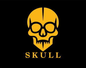 Skull Logo Design Vector Template. Skull Head Vector
