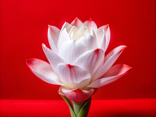 Fototapeta premium lily, water, plant, bloom, flora, blossom, beauty, leaf, garden, isolated, white, petal, summer, spring, waterlily, flowers