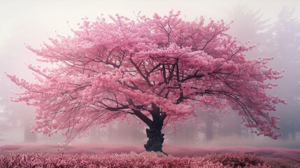 The most beautiful and realistic cherry tree