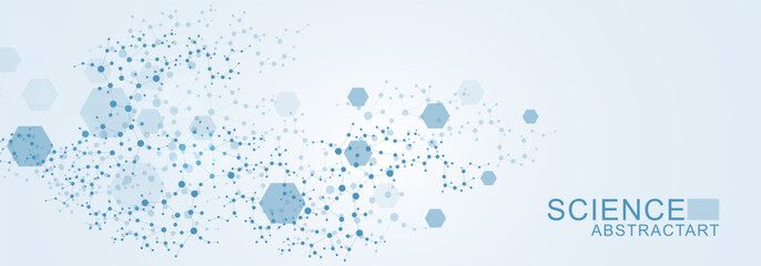 Global network connection website header or banner design. Abstract background with connecting dots and lines. Global business. Social network communication. Internet technology. Vector illustration