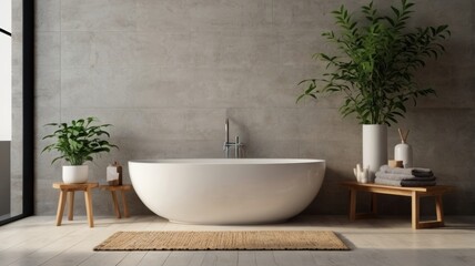 Fototapeta premium modern bathroom interior