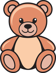 Fototapeta premium Brown cute teddy bear